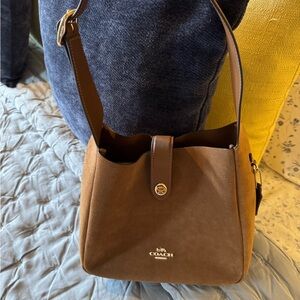 Coach Hadley Convertible Crossbody Suede